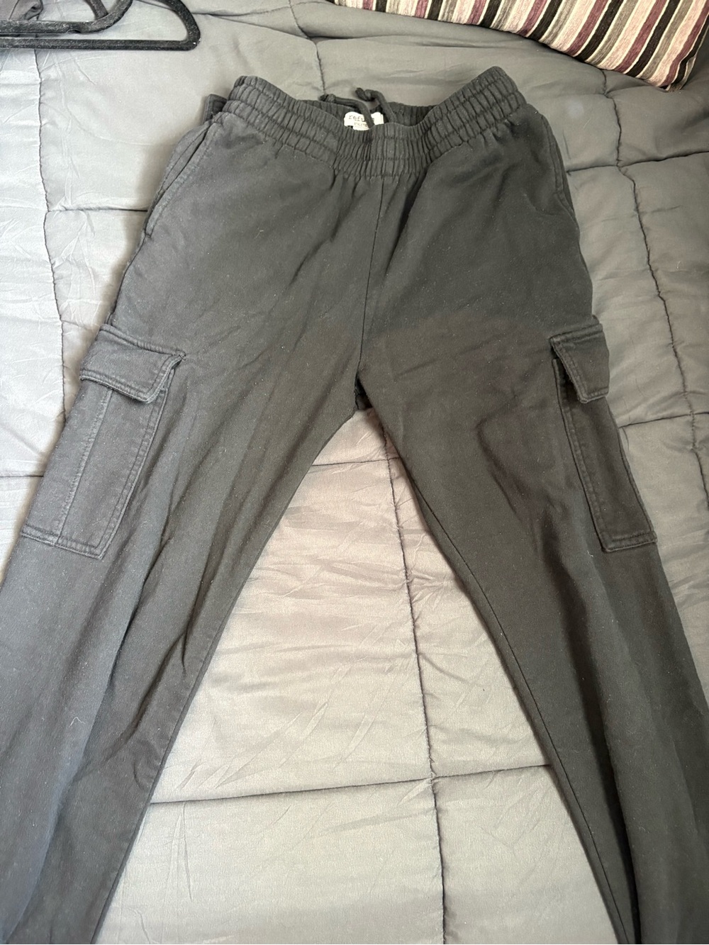 Black Cargo Jogger Pants - Comfortable Everyday Style